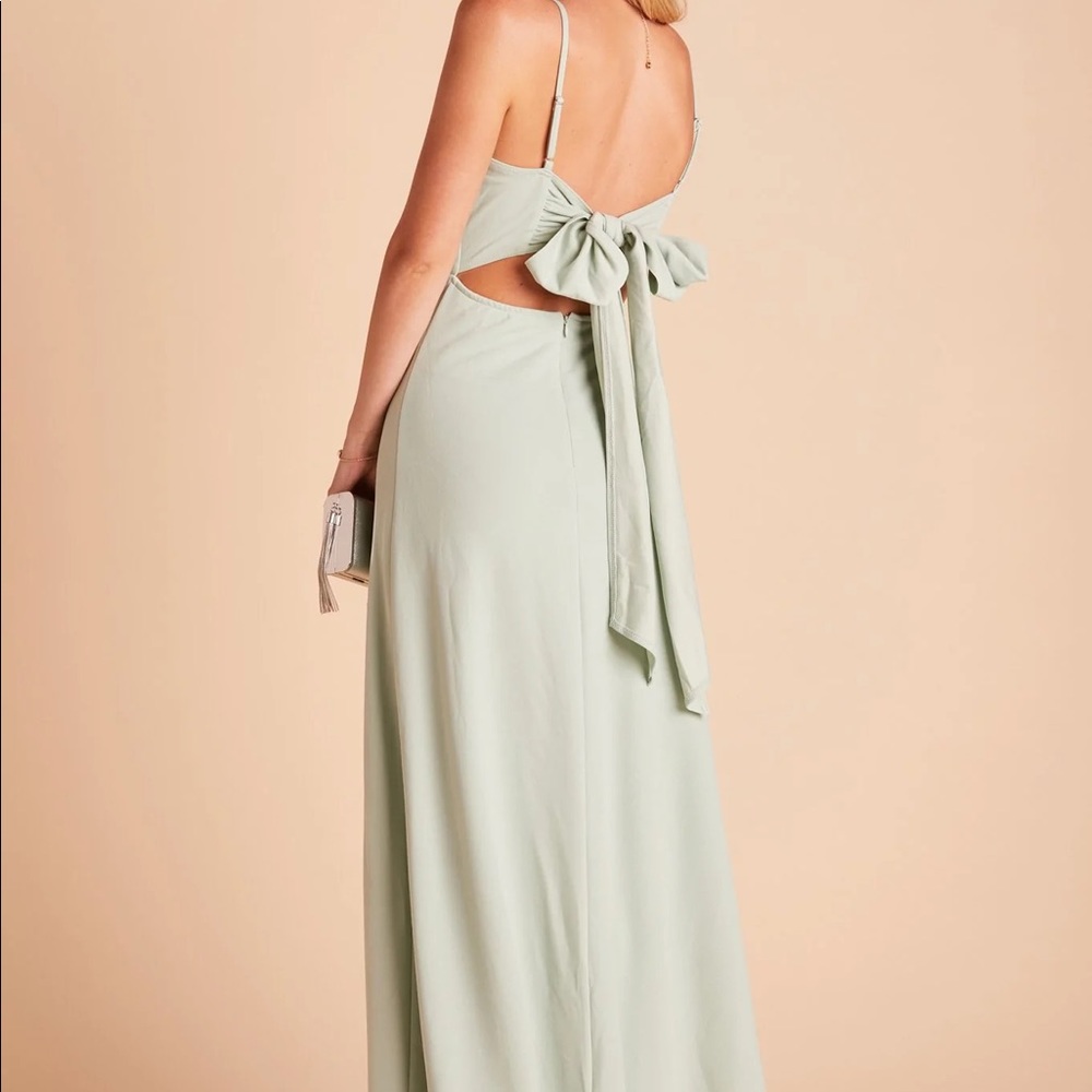 Birdy Grey “Benny” Bridesmaid Dress Sage Green Size Small